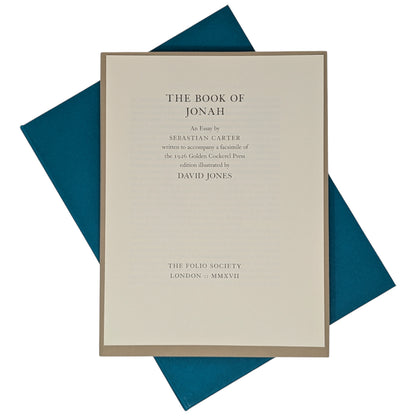 The Book of Jonah (Fine Press Classics)